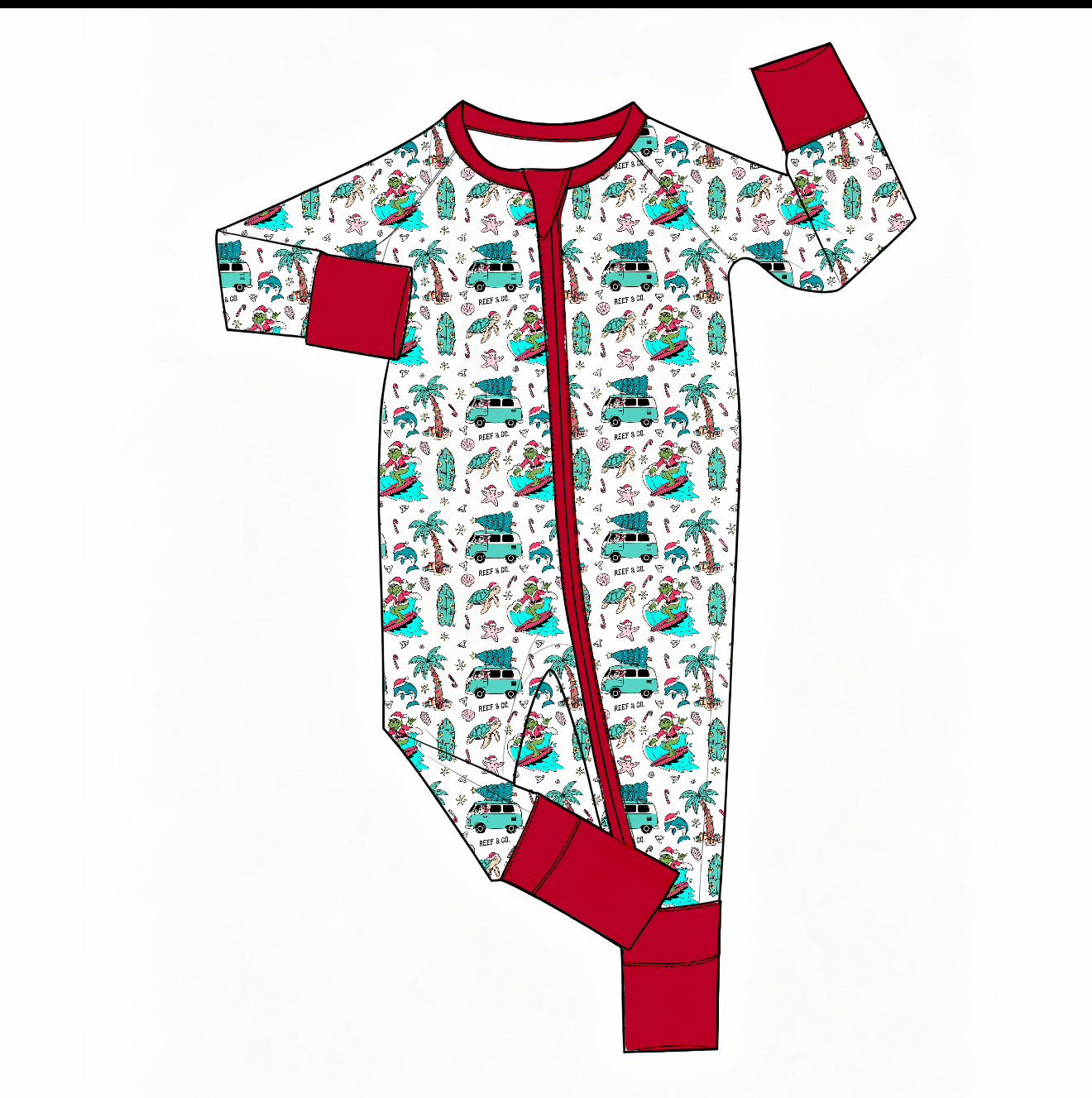 PRE-ORDER- Grinchin’ by the Sea Onsie