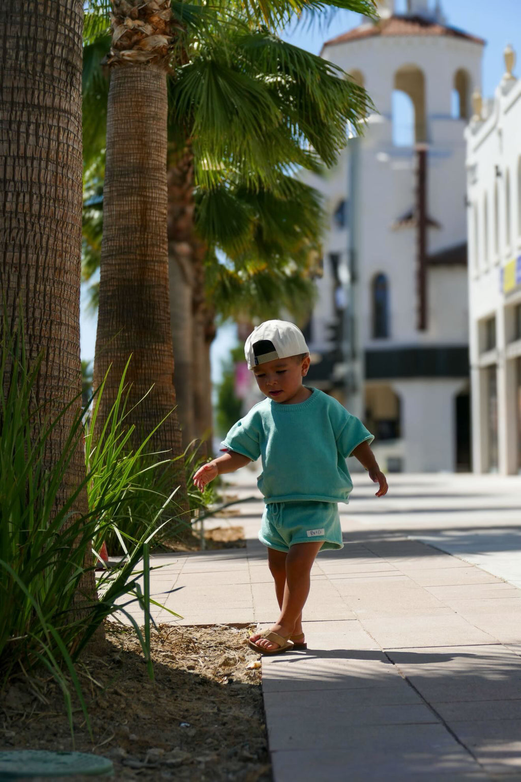 Coastal Breeze Knit Set-Seafoam
