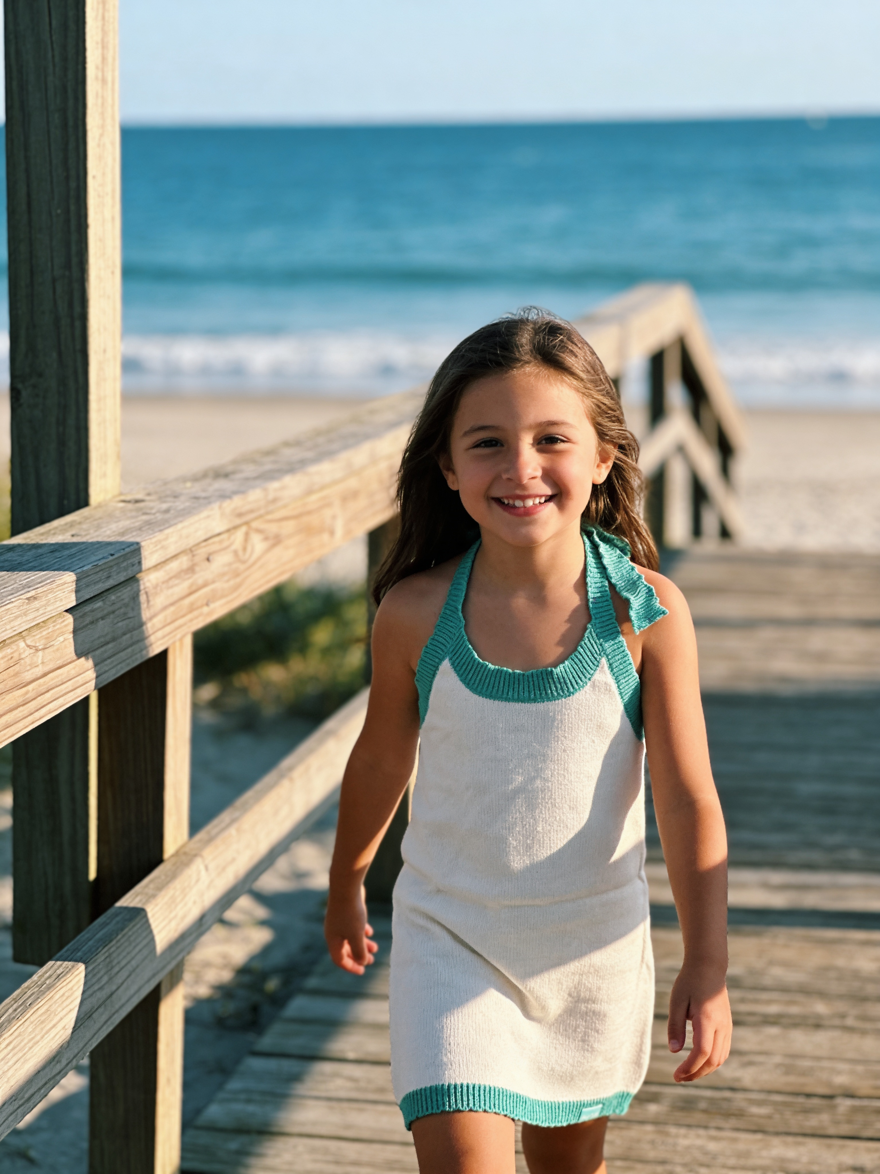 Sea Breeze Halter Dress