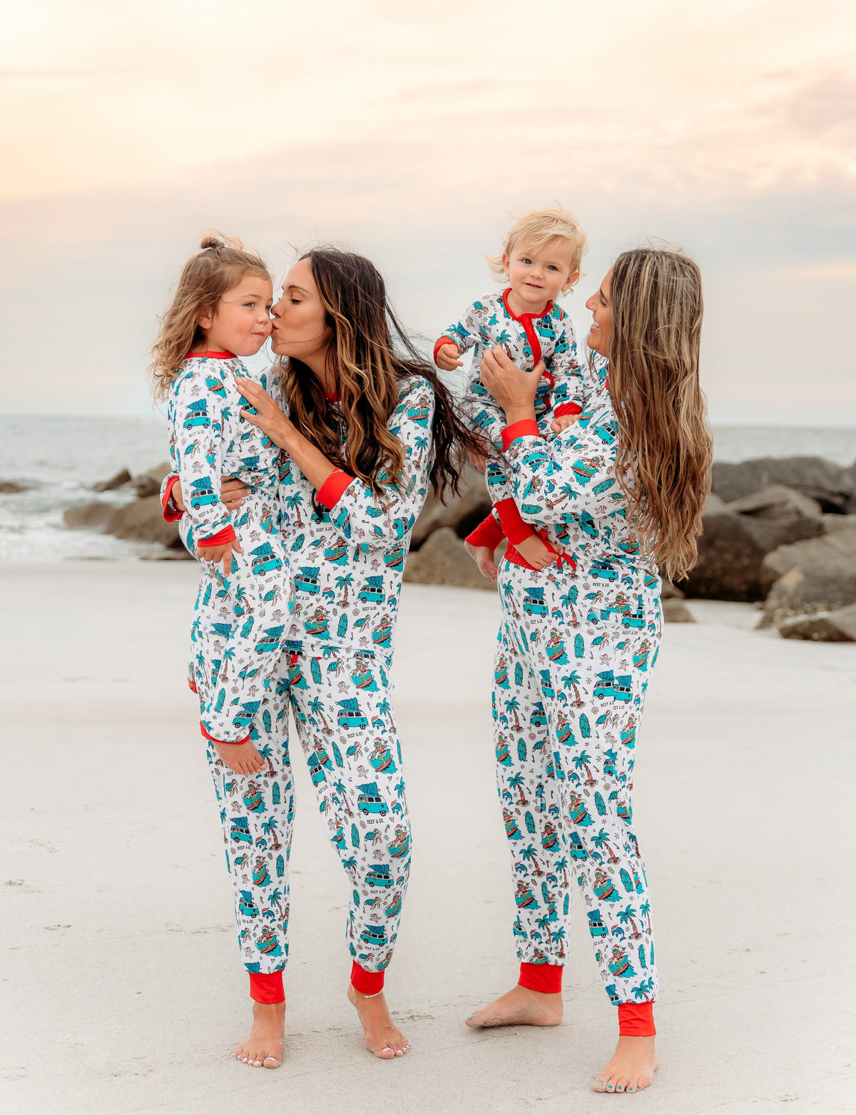 Grinchin’ by the Sea Adult jogger pajama set