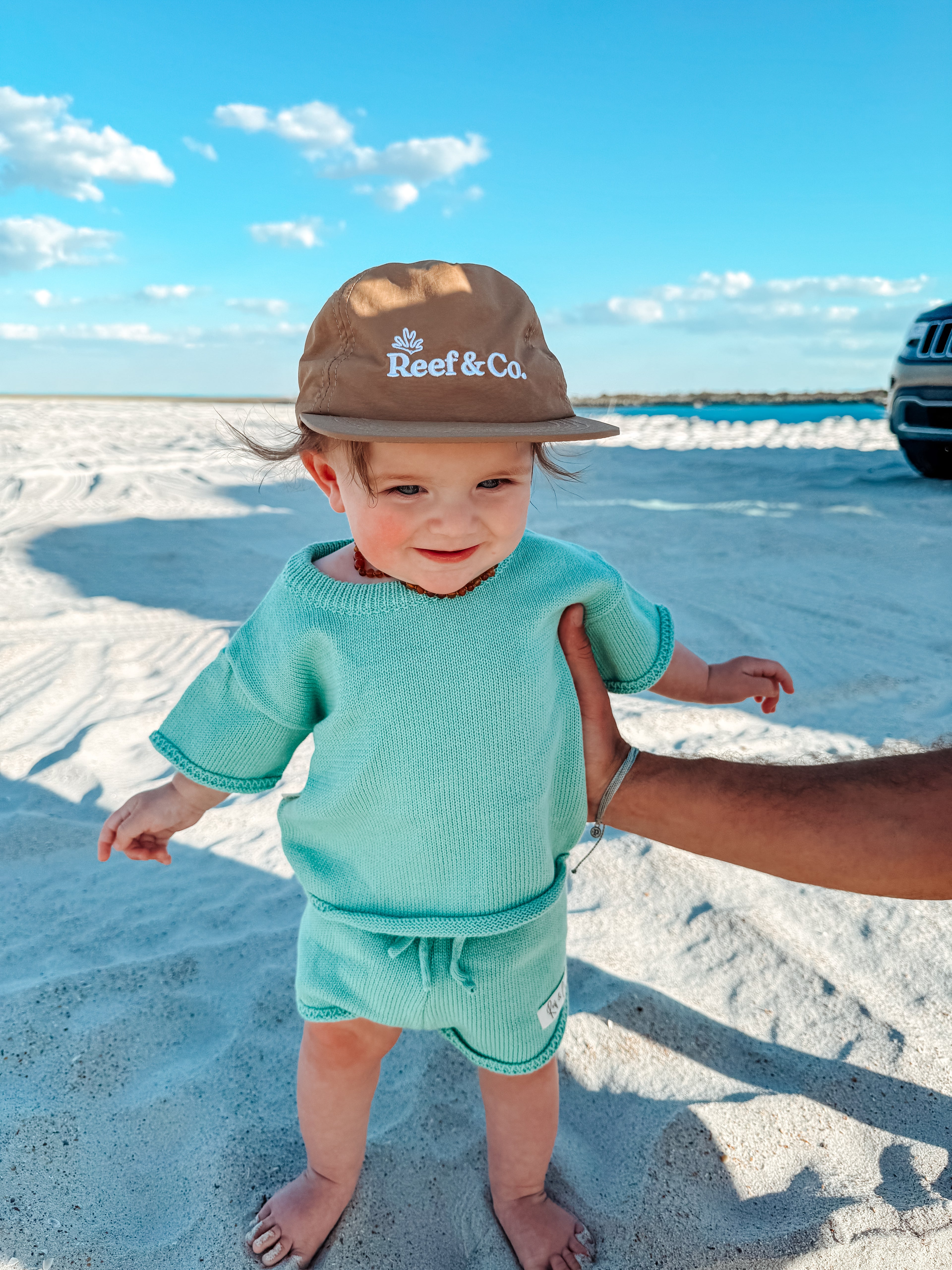 Coastal Breeze Knit Set-Seafoam