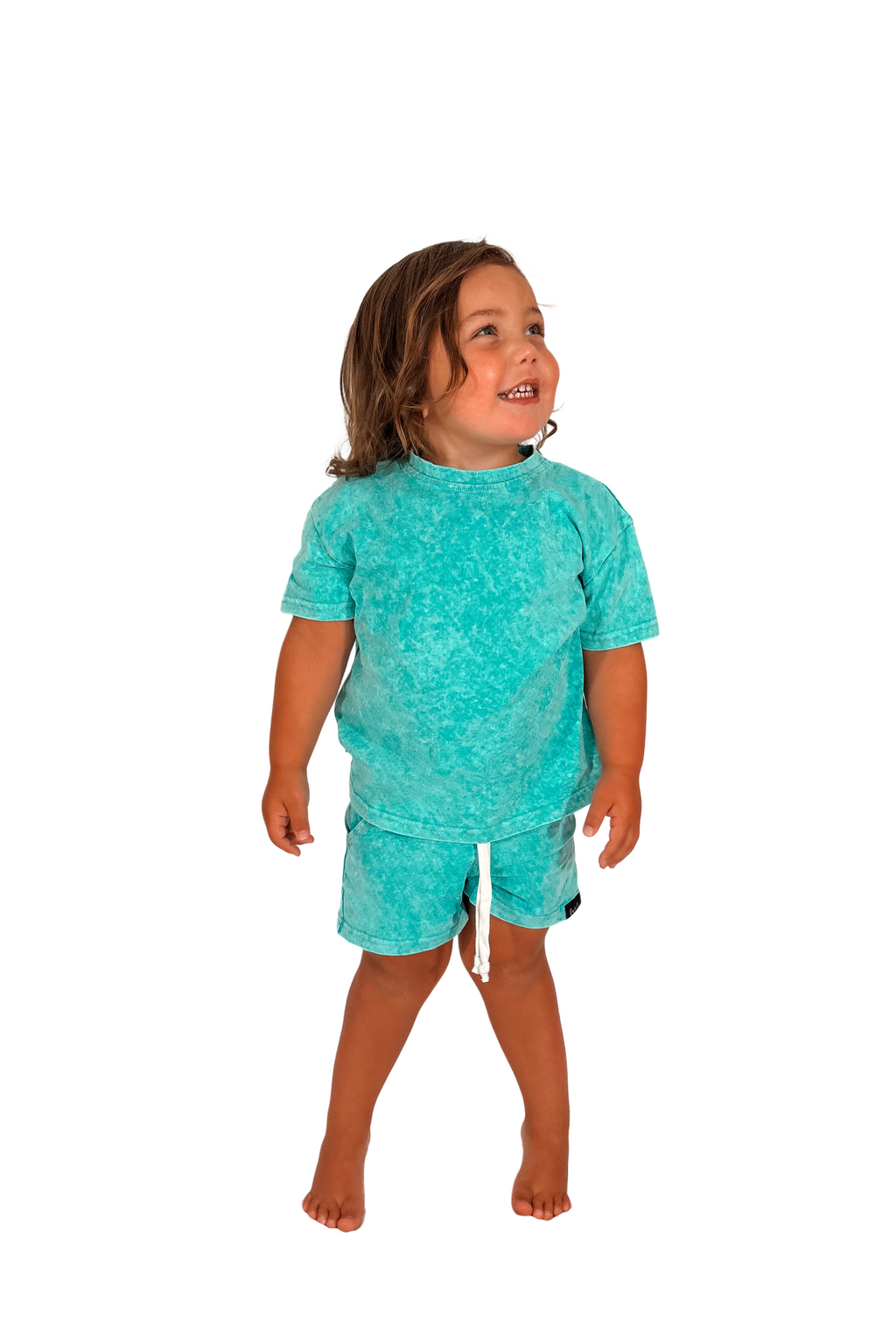 Miramar aqua acid wash set
