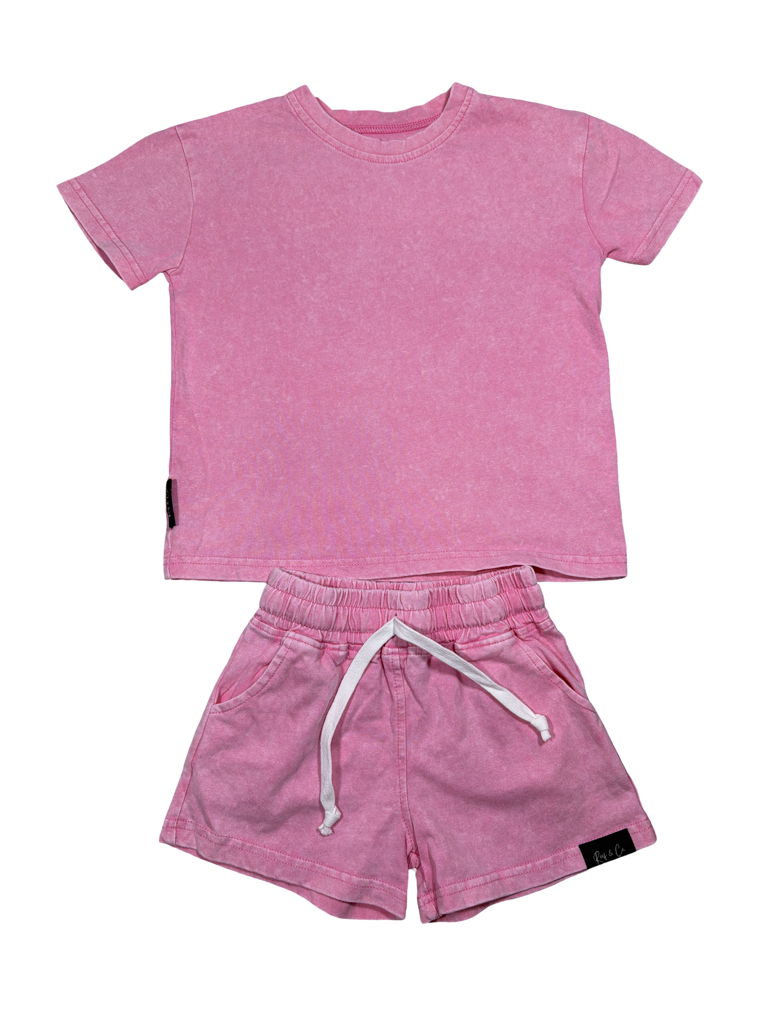 Pink Sands Acid Wash Set