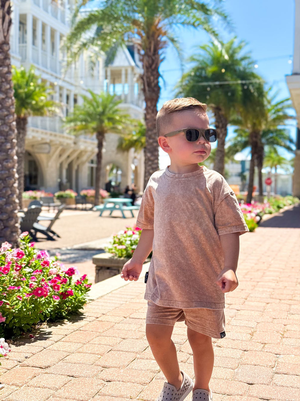 Sandbar Tan Acid Wash Set